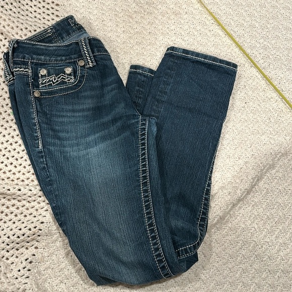 MISS ME WOMENS DENIM BRAND JE1049EP3 EASY CAPRI 26 - Picture 1 of 11